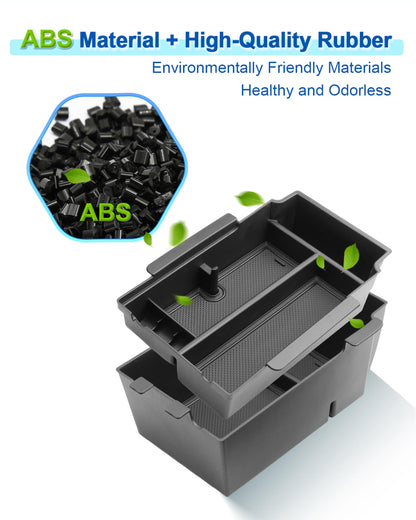 Coleya 2 Layer-2024 2025 2026 Crosstrek Center Console Organizer for Subaru Crosstrek (Base/Premium/Sport/Limited/Wildernes), Durable ABS 2025 Crosstrek&Impreza Tray 2026 Crosstrek Hybrid Accessories