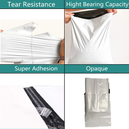BESTEASY 100 14.5x19 White Poly Mailers Shipping Envelopes Bags(14.5x19, 100 Bags)