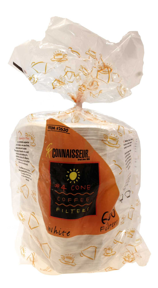 Connaisseur No 4. Cone Coffee Filters (600 Pack) / No 4 Cornet filtres à café de Connaisseur (Paquette de 600), Small