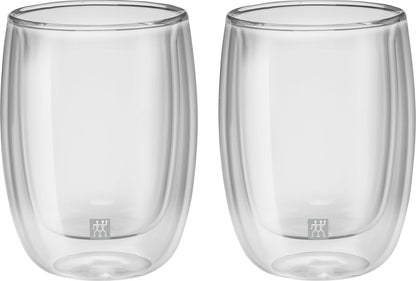 ZWILLING Sorrento Plus 2 Piece Insulated Double-Wall Borosilicate Glass Cappuccino Cup Set