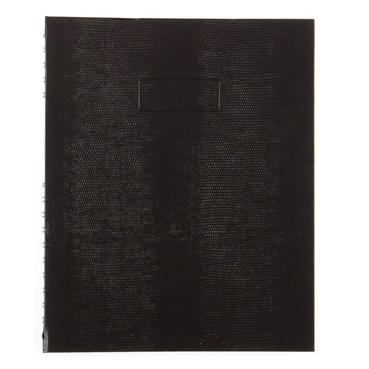 Blueline Notepro Undated Daily Planner Twin Wire Binding With Hard Lizard-like Cover, 192 Pages, Bilingual, 10-3/4" x 8-1/2", Black (A30C.81B)