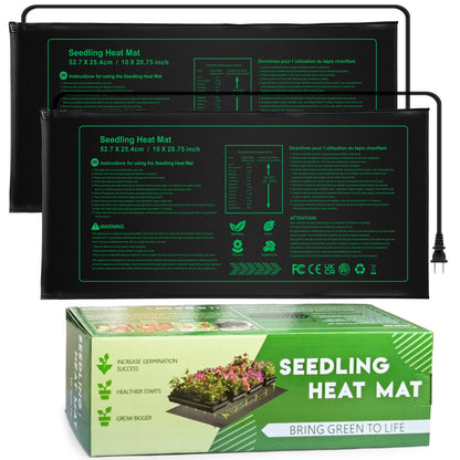 Seedling Heat Mat, NAMO-TEK Durable Waterproof Seed Germination Heating Mat, Warm Hydroponic Heating Pad