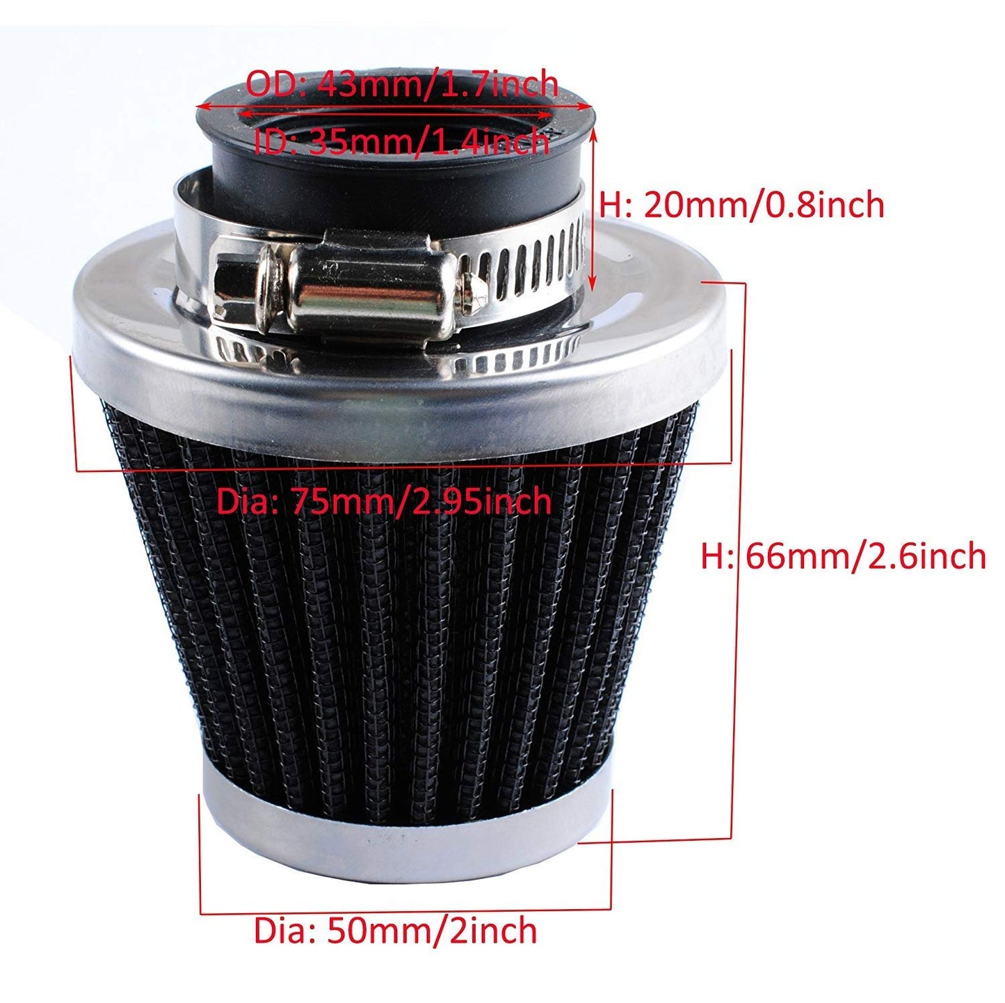 PZ19 Carburetor Compatible with Taotao ATV 125cc 50cc 70cc 90cc 100cc 110cc Dirt Pit Bike Scooter Moped Go karts CRF with 35mm Air Filter