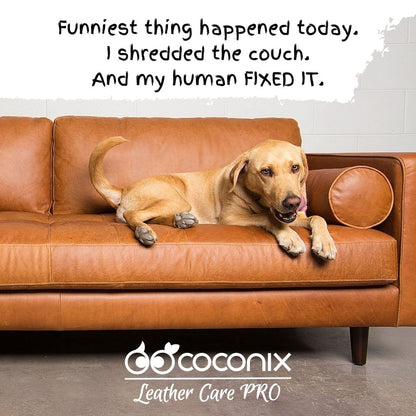 Coconix Leather & Vinyl Recoloring Balm - Dark Brown | Restore Faded, Worn, and Peeling Leather and Vinyl on Sofas, Chairs, and Car Seats | Vibrant Colors with Simple Application