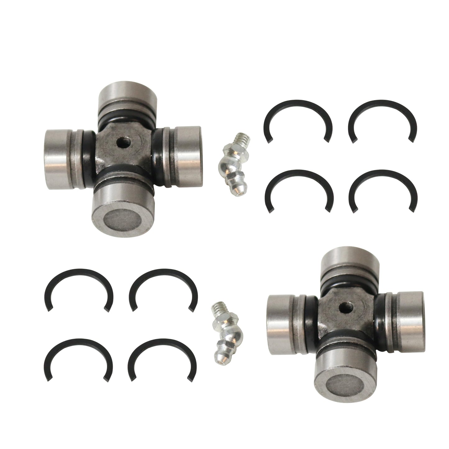 2-Pack 2202015 Joint Front Prop Shaft U-Joint, Front Driveshaft U-Joint Set – for Polaris ATV/UTV: Ranger/Brutus/Worker/Magnum/Xpedition/Xplorer/RZR/Scrambler/Sportsman, OE# 2203703, 3235500, 3260104
