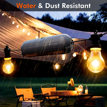 Restmo 4 Pack Mini IP44 Waterproof Outdoor Connection Box with Lockable Latches and Mounting Holes, Weatherproof Extension Cord Safety Cover for Outdoor Plugs, Lights, Cables, Wires, Size Small, Gray