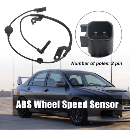Vkinman 2Pcs 4670A576 ABS Speed Sensor Front Left and Right Side, ABS Wheel Speed Sensor Driver and Passenger Side ABS Wheel Speed Sensor 5S11130 5S11131 Replacement for Mitsubishi Lancer Outlander