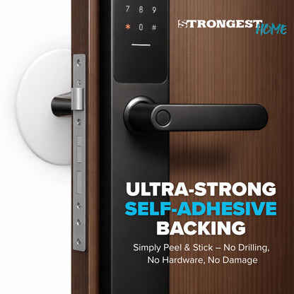 Strongest Home Door Wall Protector Clear Bumpers (Set of 20) – 2 Inch Silicone Pads for Wall and Door Handle Protection, Self - Adhesive