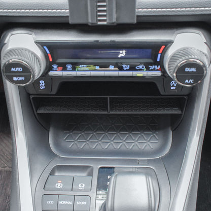 TACOBRO 2PCS Center Console Organizer Tray Compatible with Toyota RAV4 2025 2024 2023 2022 2021 2020 2019 and 2021-2024 2025 RAV-4 Prime Accessories,Gear Shift Storage Tray Secondary Box