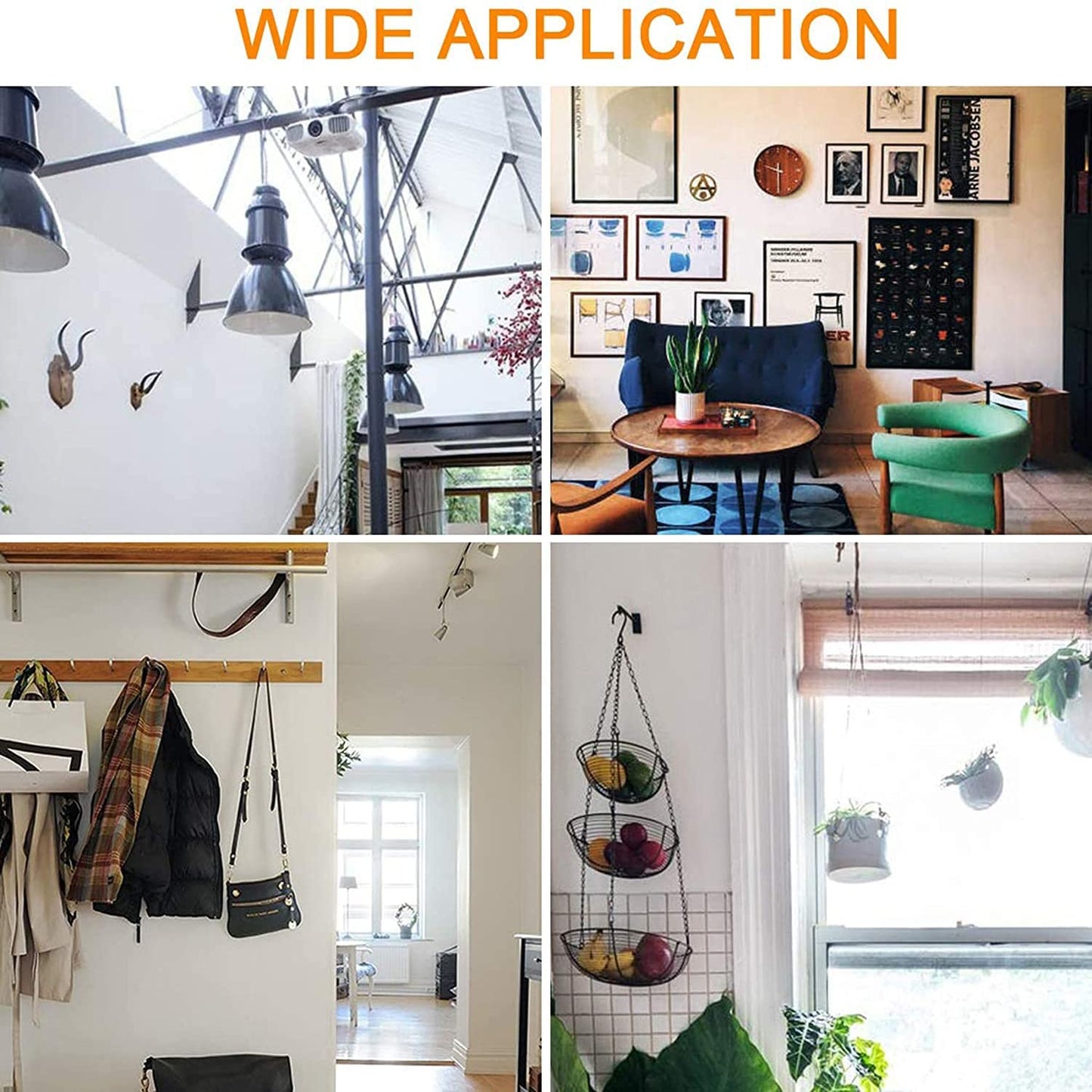 JUIDINTO Zinc Drywall Anchors with Screws Set, 6mm Self Drilling Hollow Wall Anchors and M4 Tapping Screws Assortment Kit, 120 pcs Anchors Screws