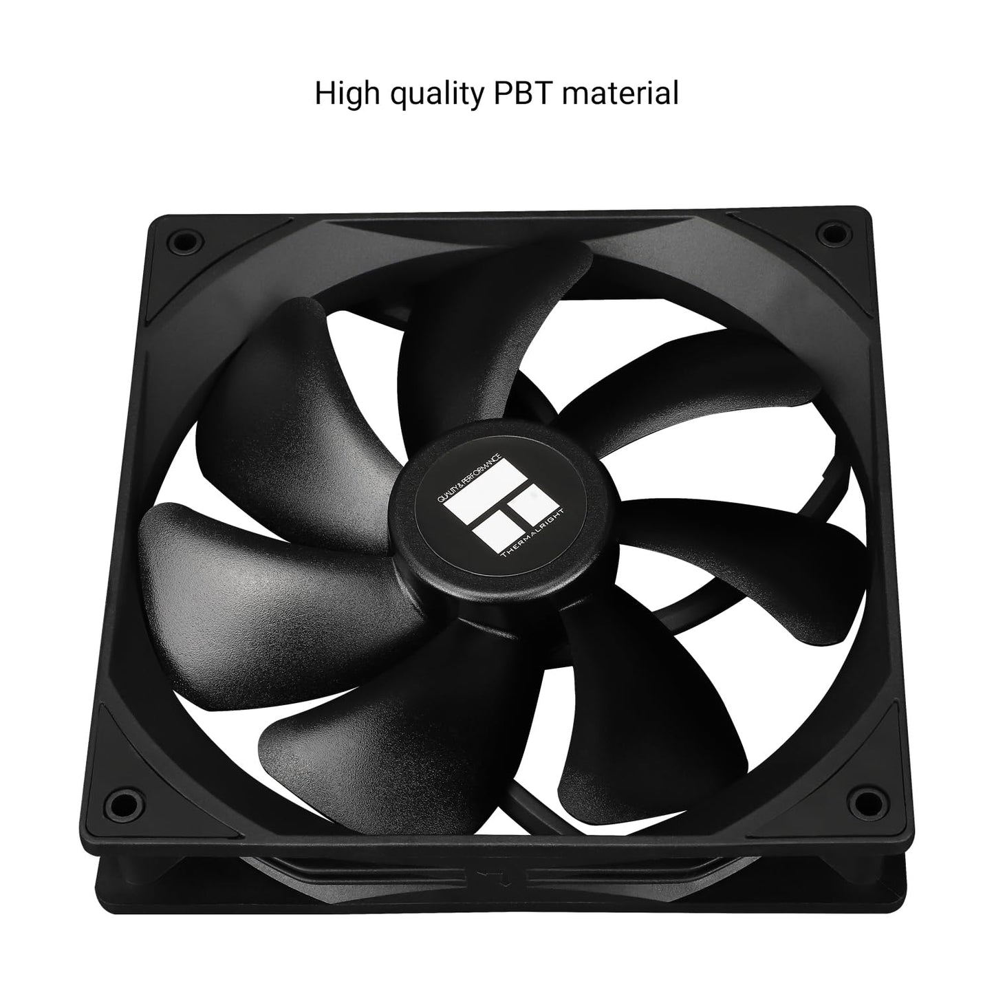 Thermalright TL-C14C X3 CPU Case Fan 140mm, PWM Fan Silent Computer Fan with 1500RPM Speed, CPU Cooling Black Fan,3 Quantities