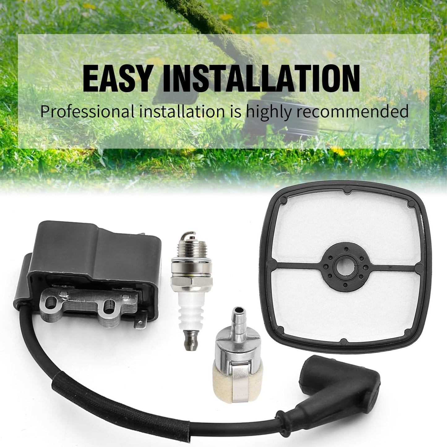 SYOWADA A411000131 Ignition Coil Replacement for Echo Hedge Trimmer SRM225 TC-210 EB212 GT-225 HC-160 HC-180 HC-200 SHC-210 SRM-210 SRM-211 ZF-IG-A00273