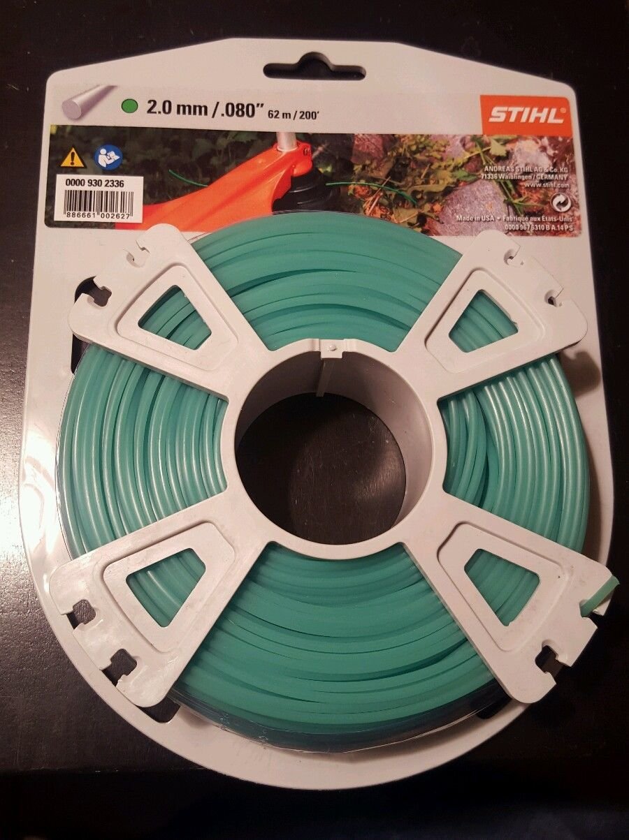 Stihl 000 930 2336 Round Strimmer Line 2.0 mm Green