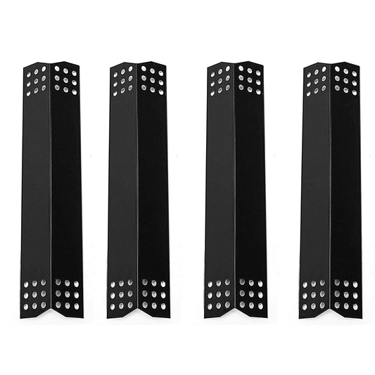 BBQ Future Heat Plate Replacement Parts for Grill Master 720-0697 720-0737, Nexgrill 720-0830H 720-0783E, Heat Shields Tent Flame Tamer for Kenmore 720-0830A Gas Grill, Porcelain Steel, 4 Pack