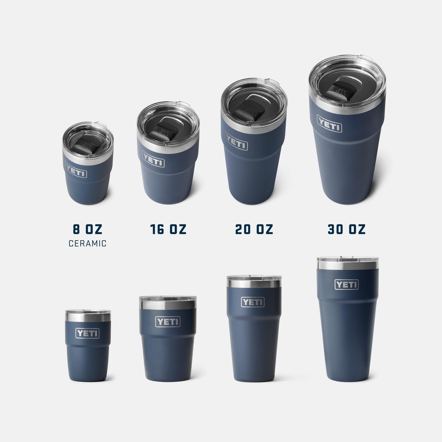 YETI Rambler 8 oz Insulated Coffee Mug with Lid - Stackable Double-Wall Vacuum Insulated Coffee Cup - DuraSip Ceramic Lining - Barista-Friendly Design - Stainless Steel - Dishwasher Safe, Venom