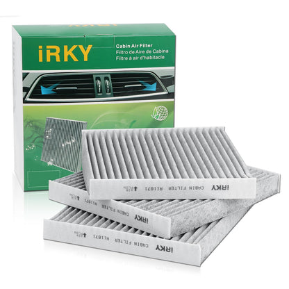 CF11671 Cabin Air Filter Replacement CP671 Compatible with RAM 1500/2500/3500 2016-2024,1500 CLASSIC/4500/5500 2016-2023;Jeep Wagoneer 2022-2023;Mazda CX-7 2007-2012 includes Activated Carbon 3 Packs