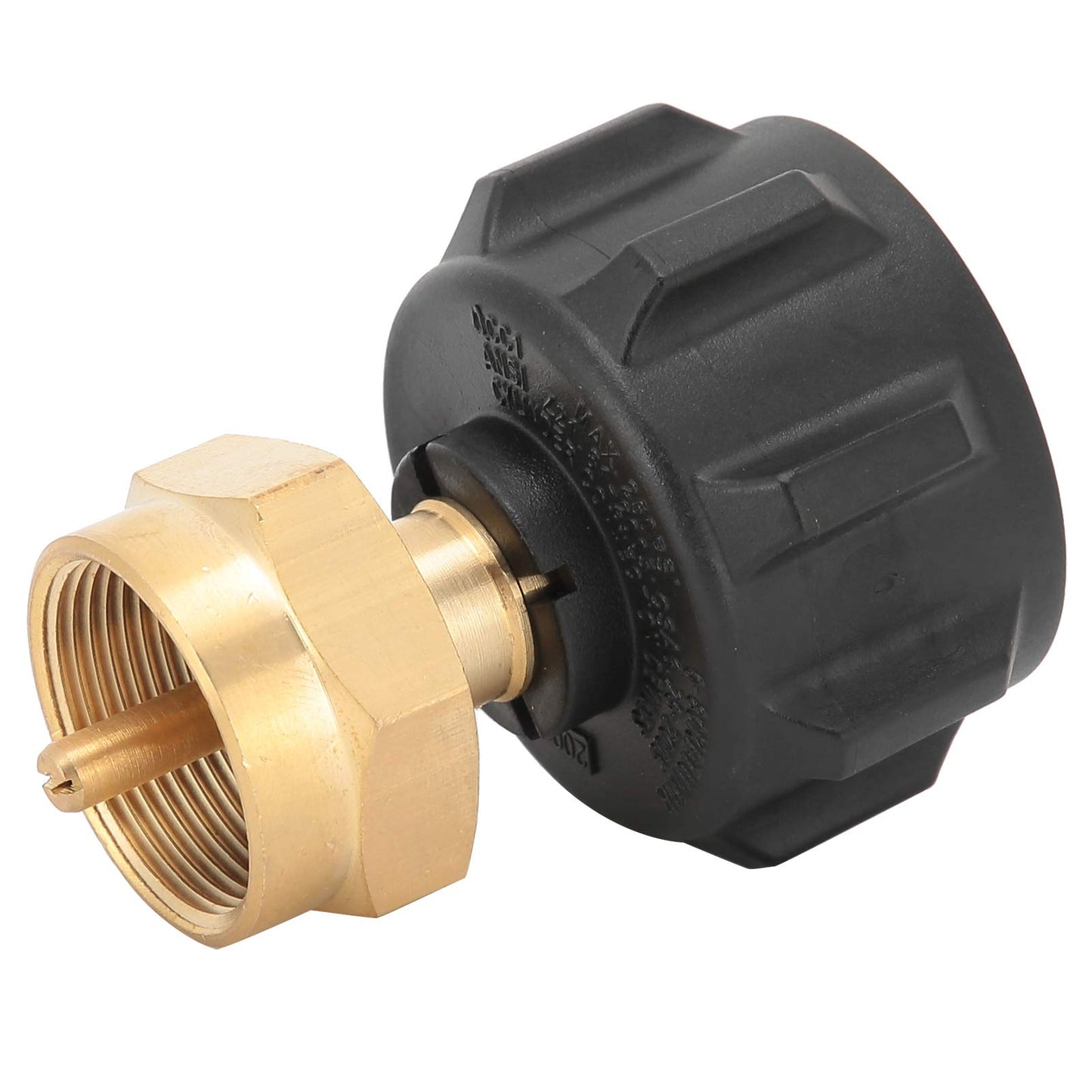 Refill A, 20 Lb QCC 1 to Cylinder for 20LB QCC1 1LB Cy R Regulator Valve Grill Connectors Hoses Filling Connector Steel
