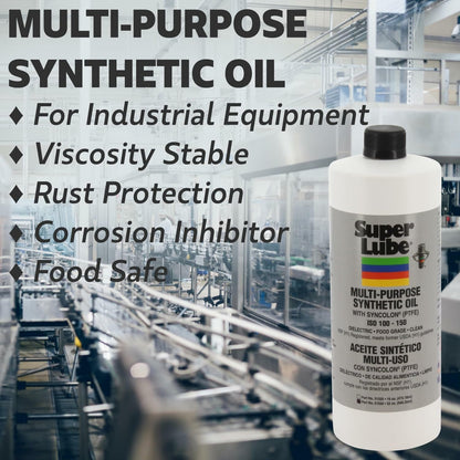 Super Lube 52004 Synthetic Lightweight Oil (ISO 68), Translucent