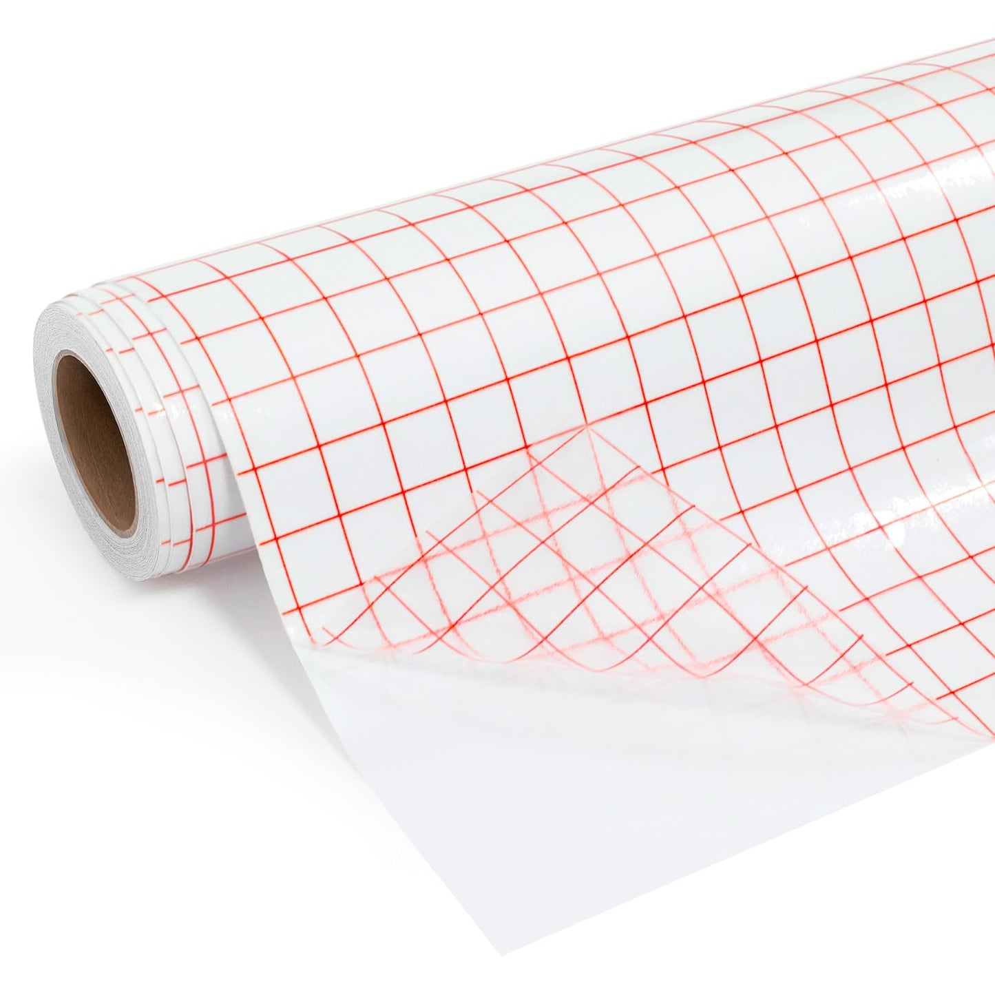 WELSTIK Clear Vinyl Transfer Paper Tape Roll - 12" x 50 ft - Clear Tape for Printable and Patterned HTV and Adhesive, Large & Small Crafts, Heat Press