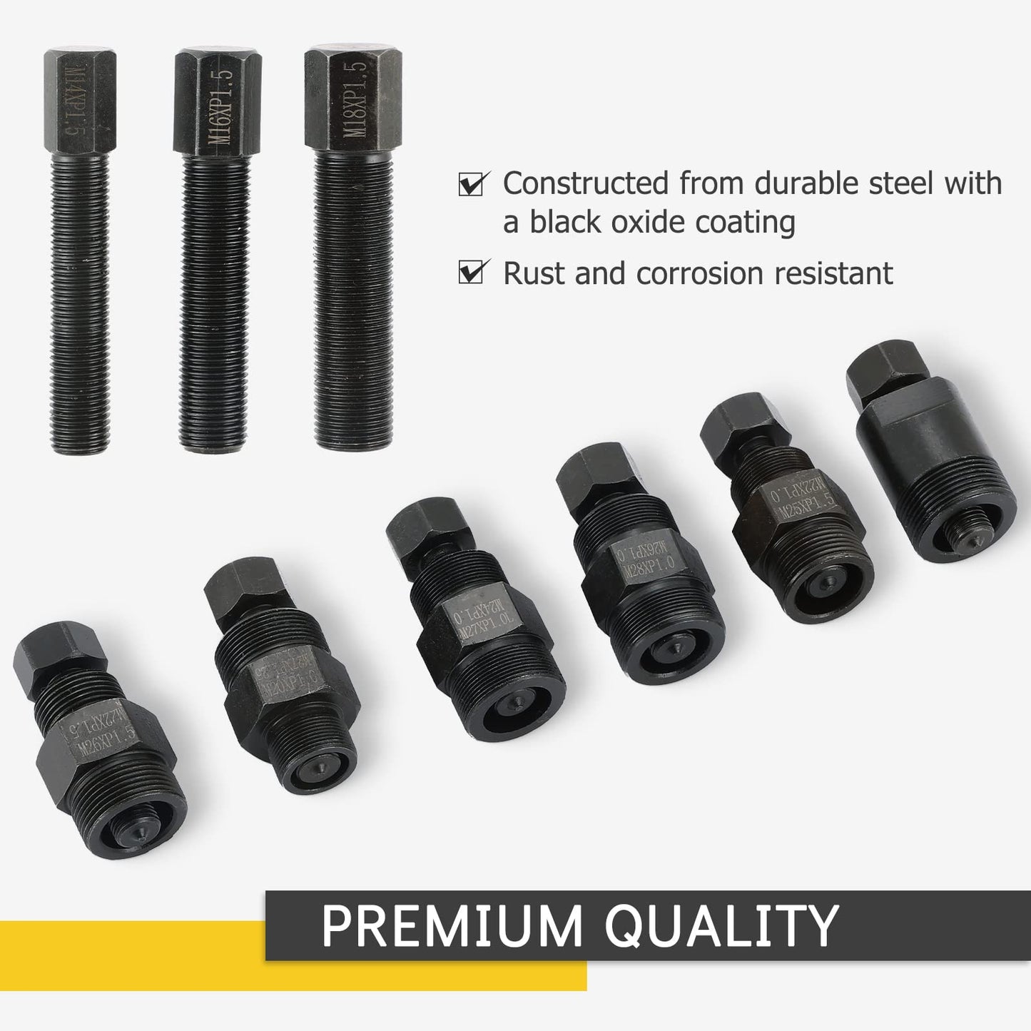 Acymner Motorcycle Flywheel Puller Set | 10PCS Universal ATV Motorcycle Repair Tool for Motorcycle Bikes, Honda, Suzuki, Bosch, Kawasaki, Ducati, Yamaha Flywheel