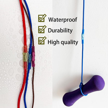 Twippo 220Pcs But Terminal Connectors Waterproof Heat Shrink Wire Connectors Automotive Electrical Connector Terminals Kit Crimp Connectors (22-10 Gauge)