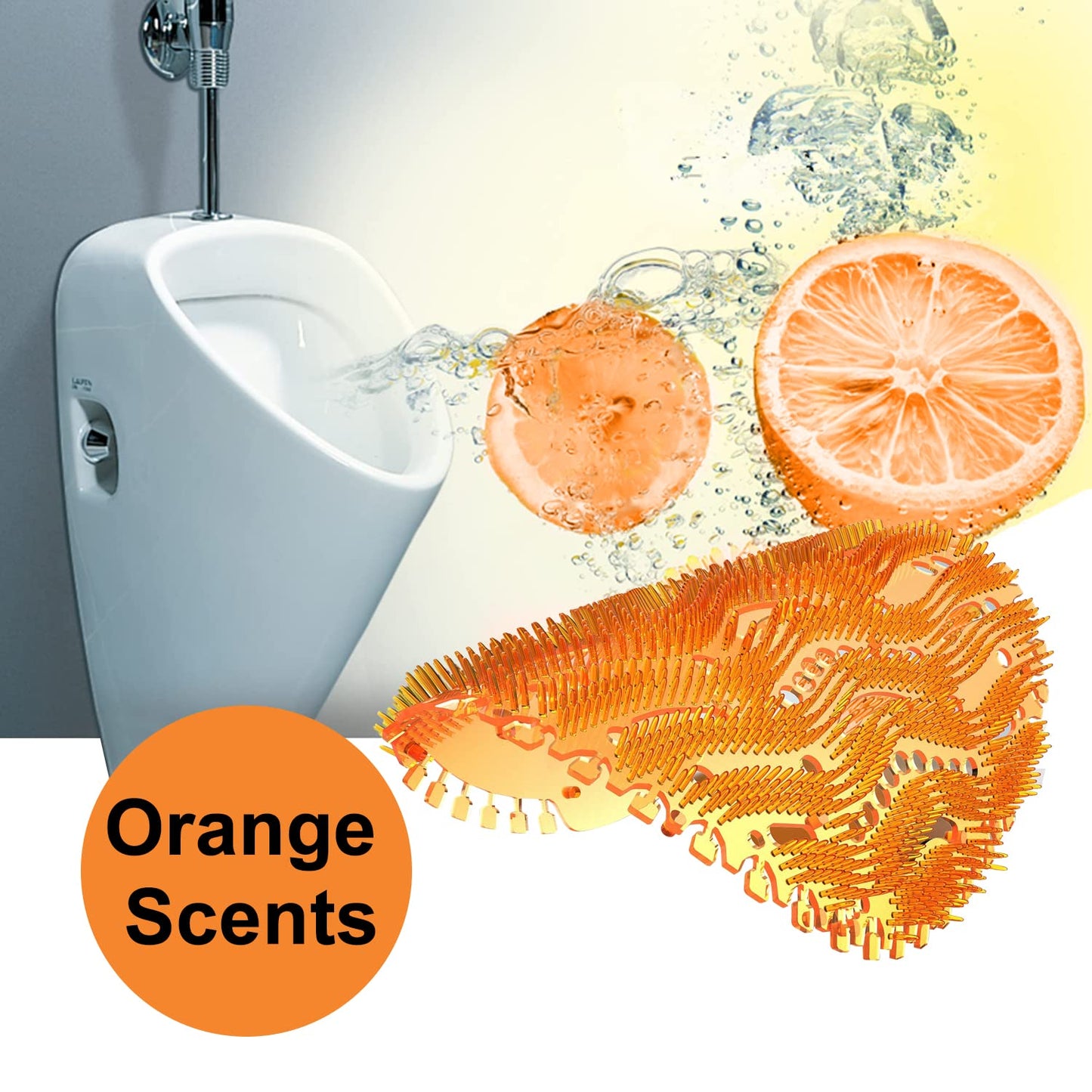 10 Pack Urinal Screen Deodorizer Scented, Anti-Splash Anti-Clogging Urinal Pucks Lasting Odor Freshener Urinal Cake –Ideal for Bathrooms, Restrooms, Office, Restaurants, Schools