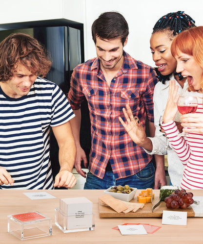 TableTopics - The Original Conversation Starter Cards - 135 Questions to Break The Ice & Build Connection with Friends, Family, & Coworkers - at Home, Parties, & Meetings