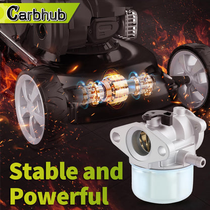 Carbhub 799868 Carburetor Fits 498170 497586 497314 698444 498254 497347 Models with Gasket and O-Ring, 4-7 hp Engines with No Choke (799868)