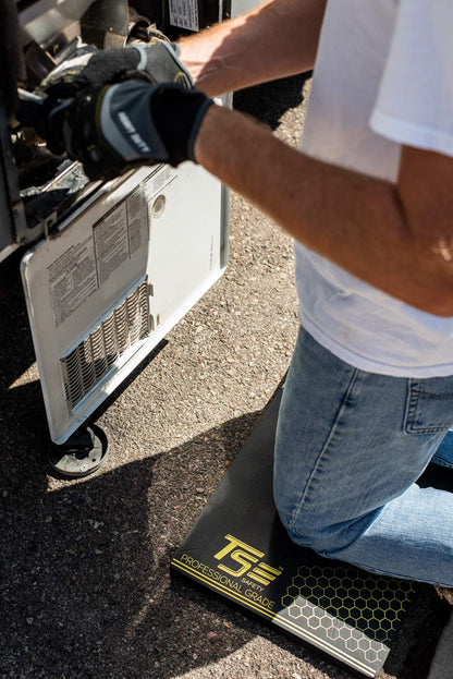 TSE Safety TSE-PGKP Foam True Flex Pro Grade Kneeling Pad, 13.5" x 20", Black