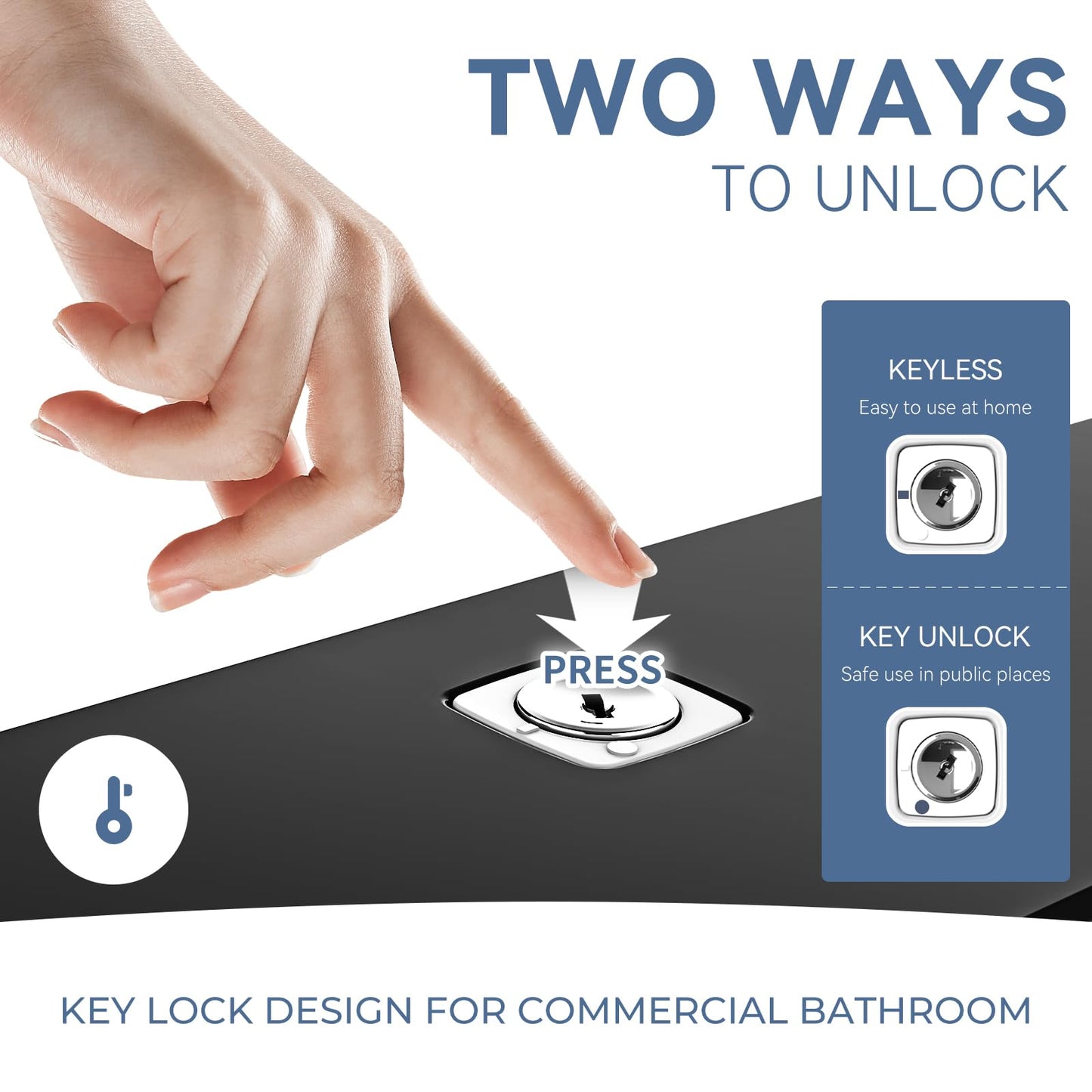 Paper Towel Dispenser Wall Mount Adhesive Multifold Trifold c-Fold Folded Commercial Paper Hand Towel Dispenser for Bathroom 10.8" L x 3.54" W x 8" H