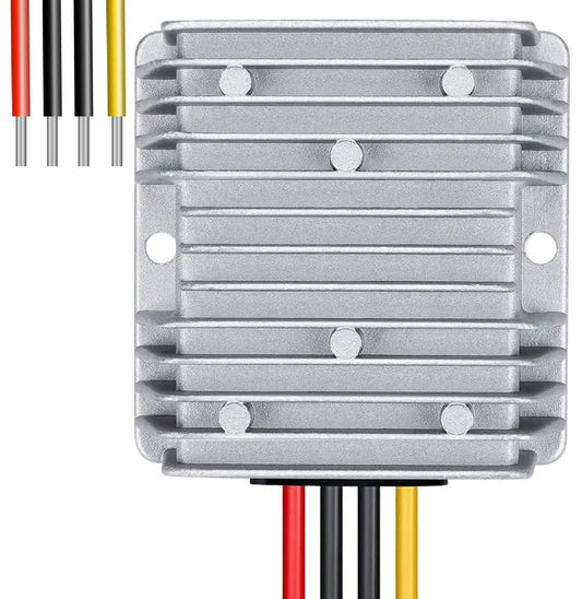 BIRITALO 24V Step Down DC to DC 12V 20A 240W Voltage Converter IP65 Waterproof Reducer Transformer Module for Cart Scooters,Golf Cart,Monitoring Aids Regulator
