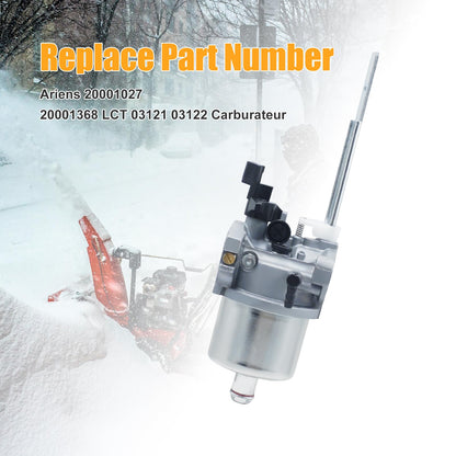 Carburetor for Ariens 20001368 20001027 McCulloh Poulan Pro 436565 532436565 585020402 LCT 208cc 03121 03122 Snow Blower Thrower Carb Carburateur