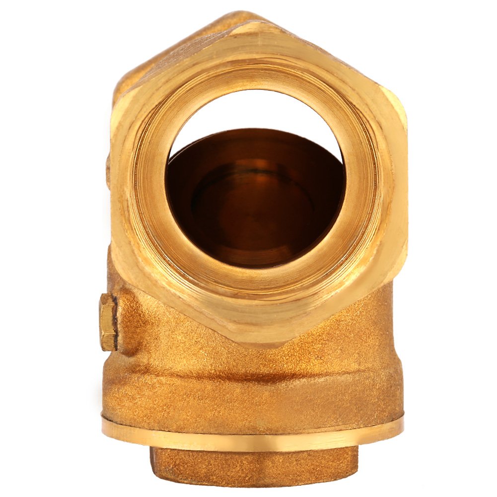 1" Swing Check Valve DN25 Female Thread Brass Non-Return Swing Check Valve 232PSI Prevent Water Backflow
