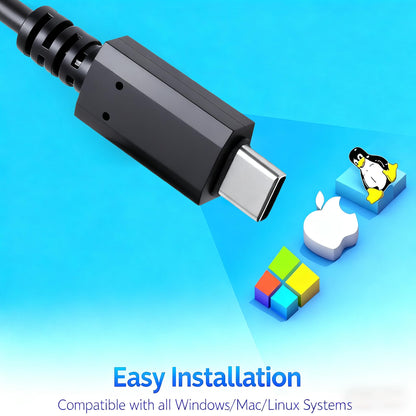 Xiusiyt USB-C to Mini-din 7 Male Cable for IK Multimedia iRig Series, iRig HD,iRig HD-A,iRig Keys, iRig I/O 25/49,iRig MIDI 2 Pro,iRig Pro Duo,iRig Pro I/O Stream(USB-C,5.9FT)