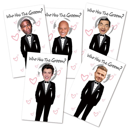 Cute Bridal Shower Games - Scratch Off Bridal Shower Game.Funny Bachelorette Party Games - Who Has the Groom - 33 sheets