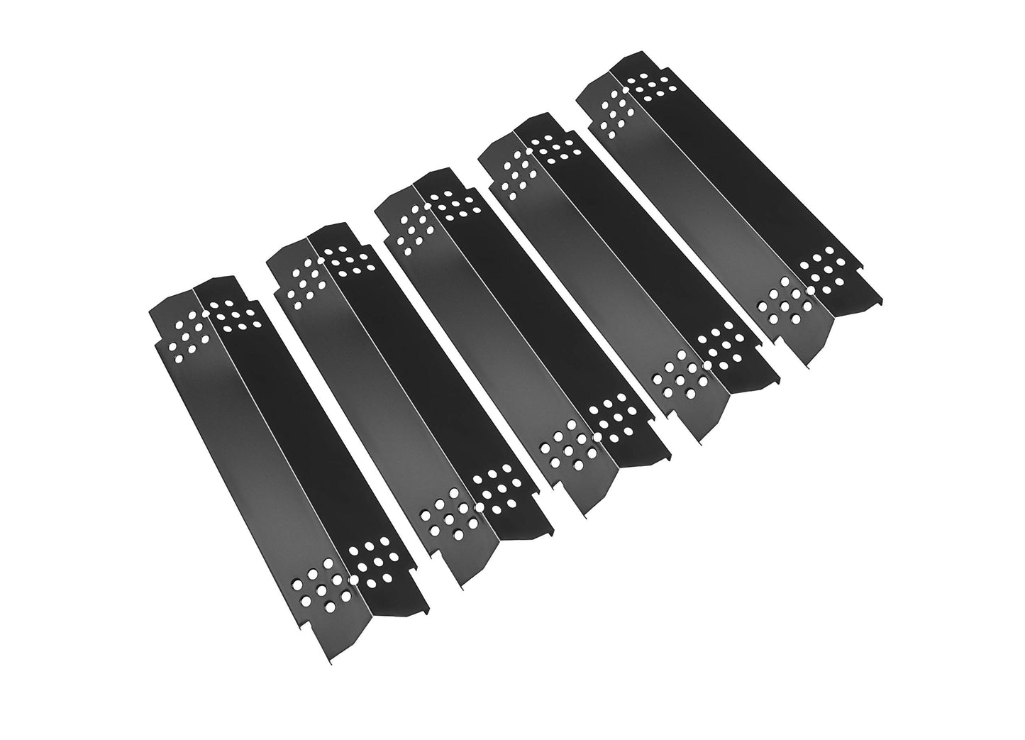 Replace parts Porcelain Steel Grill Heat Plates, Replacement Parts for Home Depot Nexgrill 720-0830H, 5 Burner 720-0888, 720-0888N,720-0882A, 720-0882S, 6 Burner 720-0896B, 720-0898 Gas Grill (5-pack)