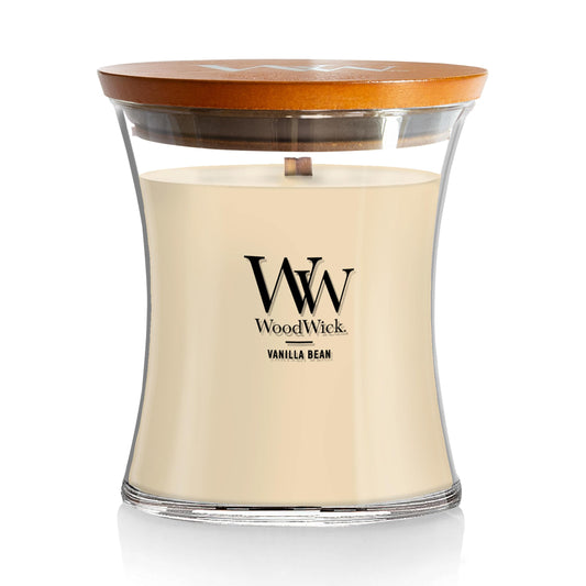 WoodWick Vanilla Bean Candle, Medium