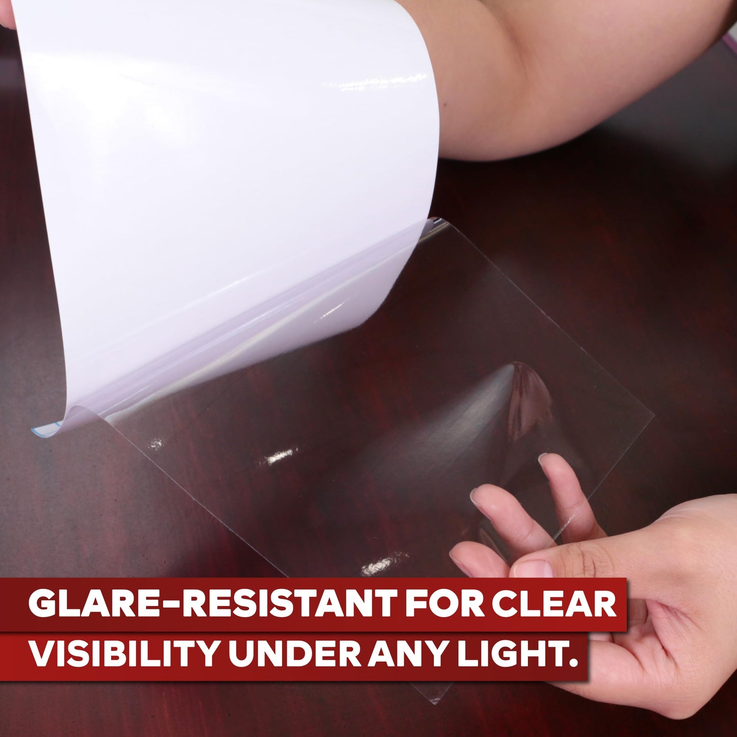 XFasten Self-Adhesive Laminating Sheets, 6 x 9 Inches, Pack of 100, 4.76 mil, Archival Safe and Yellowing Resistant Heavyweight Self Laminating Sheets