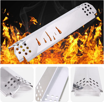 Replacement Parts for Nexgrill 5 Burner 720-0888, 720-0888N, Nexgrill 720-0830H, Members Mark 720-0882D, Stainless Steel Grill Heat Tent, Flame Tamer, Burner Cover for Nexgrill 720-0888 Grill