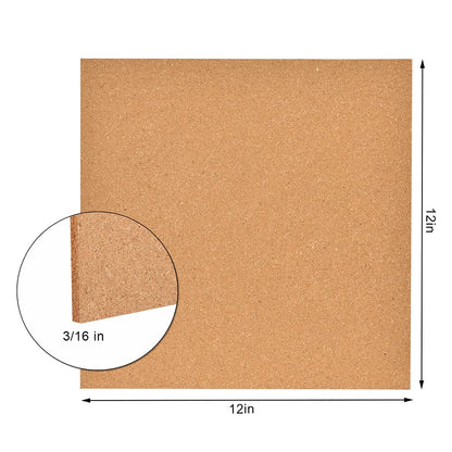YCCYYCCY 30cm x 30cm Self-Adhesive Cork Borad, 4mm Thick Cork Boards for Walls, 9 Pack Bulletin Board, Cork Board Tiles for Office, Home, School(4mm,9P,CA)