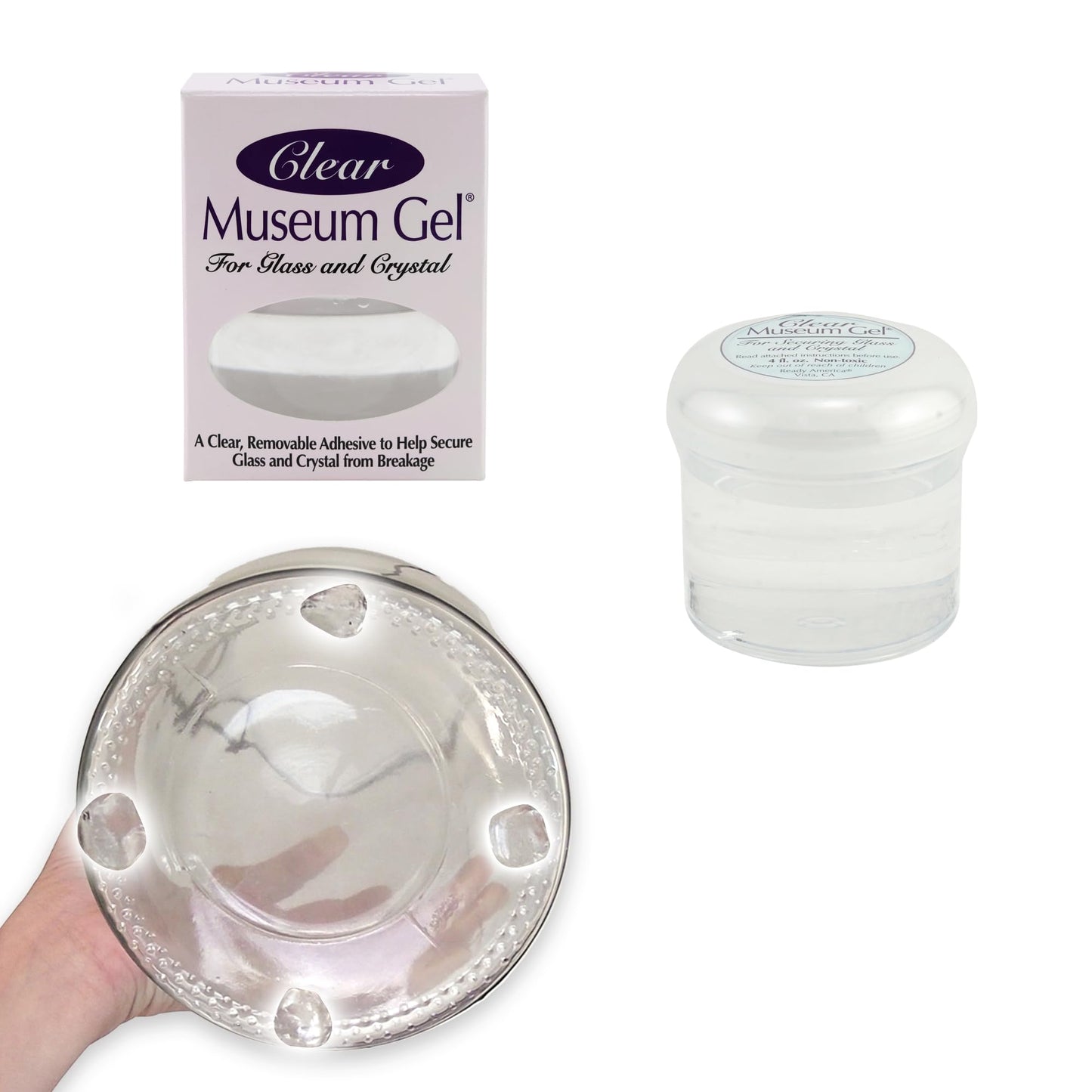 Ready America 33111 Museum Gel, Clear