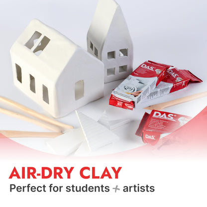 DAS Air Hardening Modeling Clay, 2.2-Pound Block, White (387500)