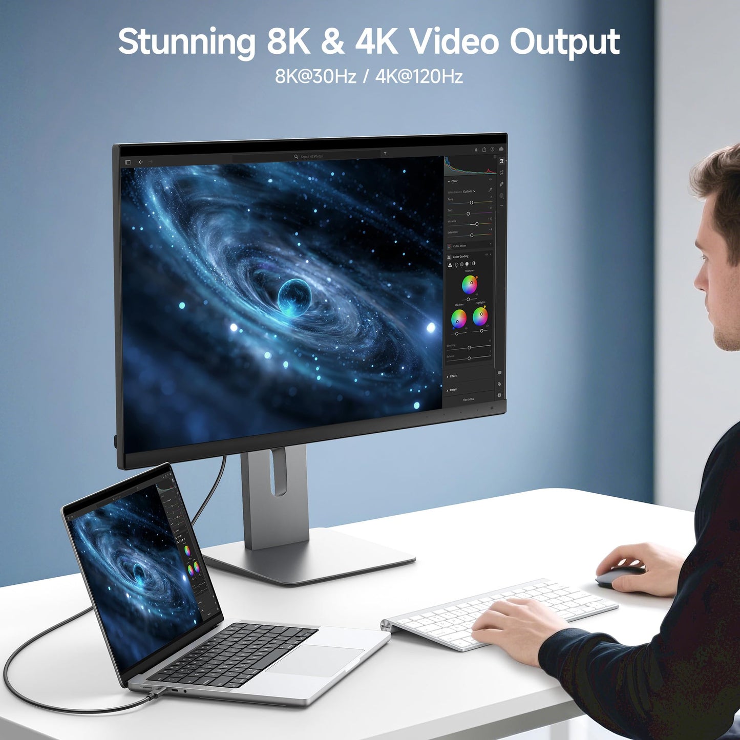 Cable Matters [USB-IF Certified] USB4 Cable 6 ft with 20Gbps Data, 8K Video Support, and 100W Charging, Compatible with Thunderbolt 4 Thunderbolt 3, USB C for MacBook, DELL XPS, Surface Pro and More