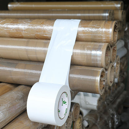 BOMEI PACK Wide Duct Tape White 4Inch, Strong Tape Gris Residue Free for Crafts and Repair, 1Roll 8.3Mil x 30yds