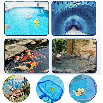 AkNebriax 3 Pack Pool Skimmer Net, Hot Top, Fountain, Pond Fine Mesh Leaf Skimmer Rake Net,Professional Cleaning Pool Rakes/Fine Mesh Leaf Skimmers Rake Net for Clean Remove The Finest Debris Fast