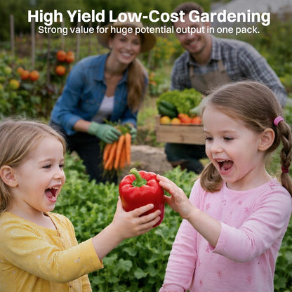 THUNDERBAY-GBSE Vegetable & Herb Seed Variety Pack of 37 Heirloom Sachets Approx. 5200 Seeds(100% Non GMO,37 Individually Packed Sachets, 37 Planting Tags) 37 sachets d'herbes et de légumes
