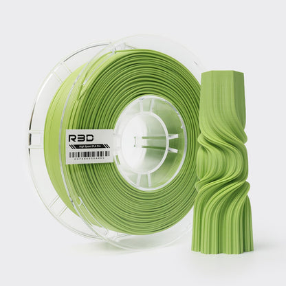 R3D High Speed PLA Pro Filament 1.75mm 1KG, 3D Printer Filament for 30-600 mm/s High-Speed Printing, Dimensional Accuracy +/- 0.02 mm, Plastic Spool, Compatible with AMS (Matte Avocado Green)