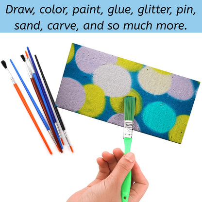 YOUEON 12 Pack Rectangle Styrofoam Blocks, 8 x 4 x 2 Inches Foam Blocks Craft Foam Block, Foam Bricks for Arts and Crafts, Modeling Centerieces, White