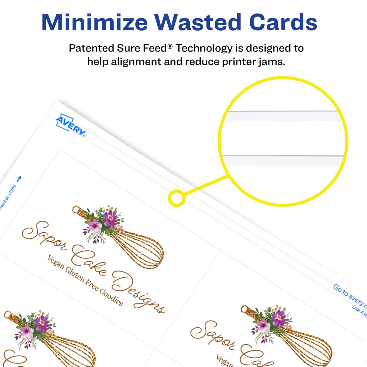 Two-Side Printable Premium Clean Edge Business Cards