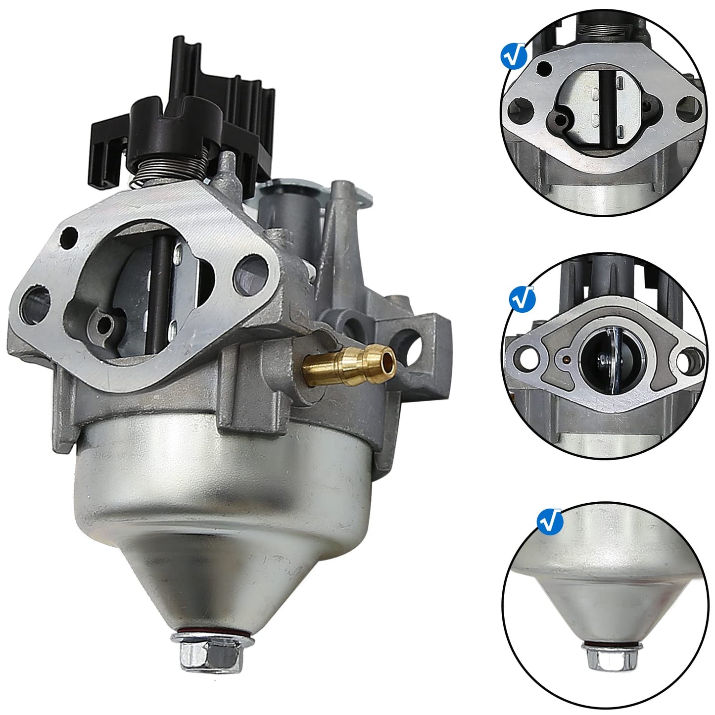 Anxingo 16100-Z8B-901 Carburetor (BB76A A) Replacement for Honda GCV160 GCV160LA1 GCV160LA0 Engines HRR216K10 HRR216K11 HRR216K9 HRS216K5 HRS216K6 HRS216K7 Lawn Mowers